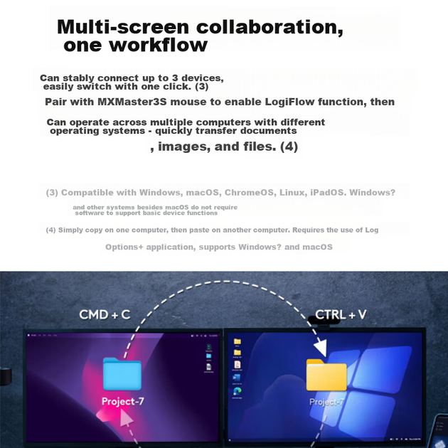 Бездротова Bluetooth-клавіатура Logitech MX Keys S, надтонка повнорозмірна, ергономічний дизайн, розумне підсвічування, з бездротовим приймачем, чорна, 108 клавіш - зображення 6