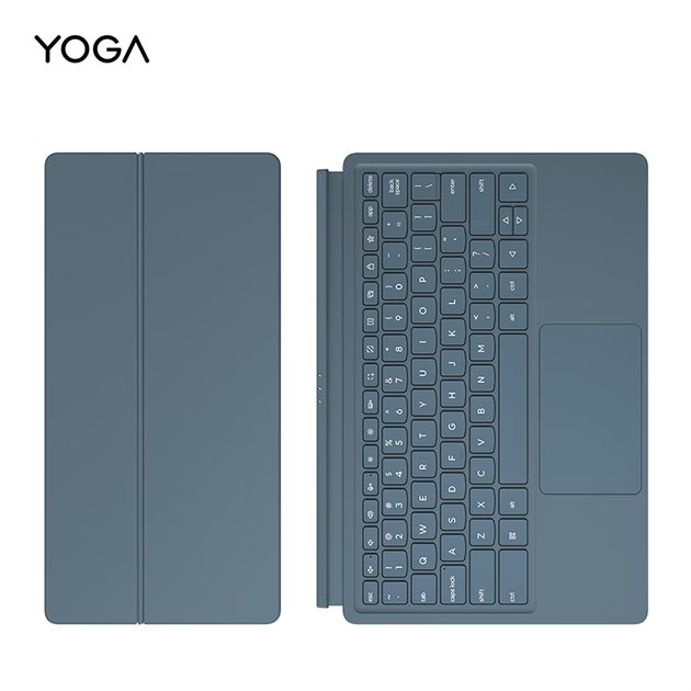 Магнітна клавіатура та підставка Lenovo YOGA Pad Pro, зручна та міцна, кріплення одним дотиком, регулювання під різними кутами, багатофункціональні клавіші, кілька комбінацій швидких клавіш, колір Misty Blue - изображение 2