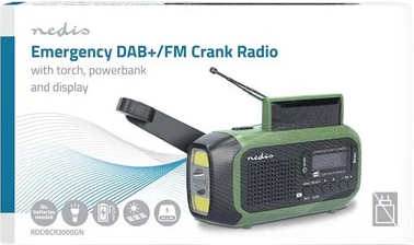 Radio solarne Nedis DAB+ (RDDBCR2000GN) - obraz 2