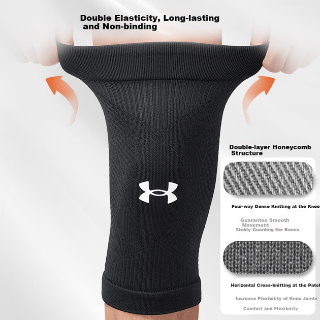 Наколінник Under Armour спортивний медичний, при артриті, універсальний розмір - зображення 5