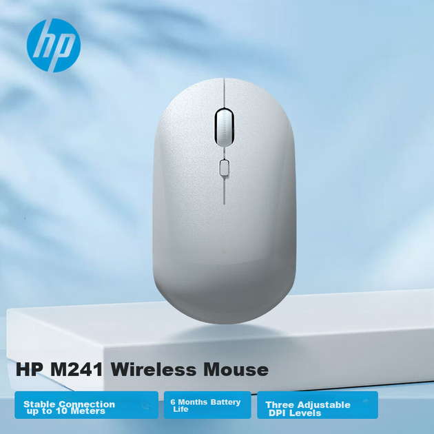 Миша HP M241 Wireless Pearl Blue - зображення 2