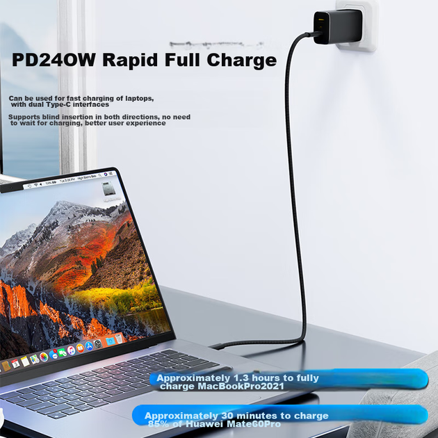 Кабель ULT-Unite USB Type-C - USB Type-C Thunderbolt 5 120 Гбит/с 240 Вт 1.2 м - изображение 7