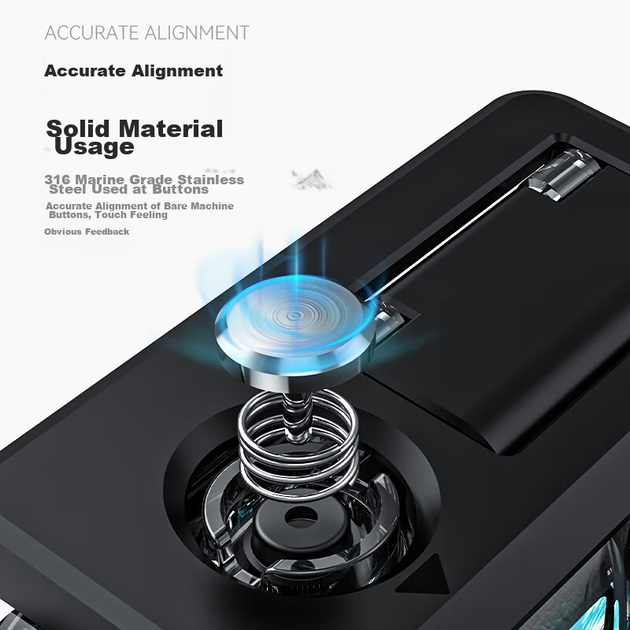 Водонепроникний чохол TELESIN для DJI Action 4/5 Pro/3 до 45 м - зображення 7