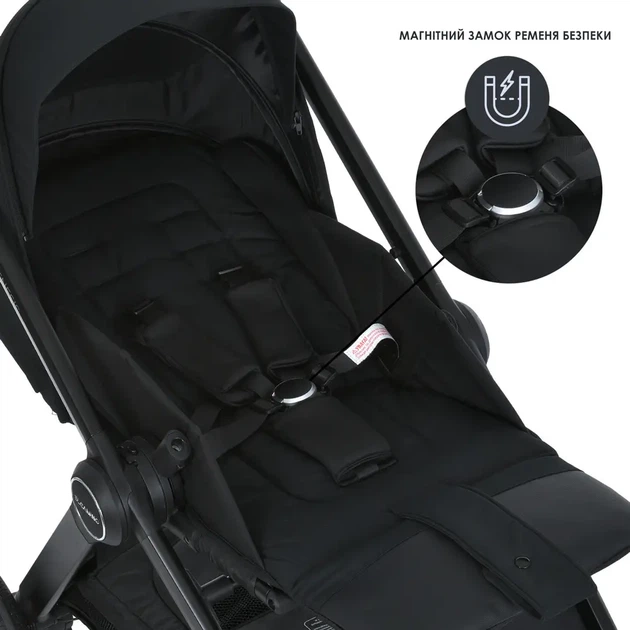 Акція!Коляска дитяча 2в1 ME 1126 GENESIS Jet Black - Фото 4 Акція!Коляска дитяча 2в1 ME 1126 GENESIS Jet Black - изображение 4