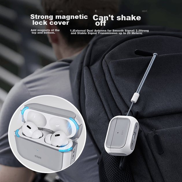 Чехол ESR для AirPods Pro 2 магнитный MagSafe противоударный - Фото 6 Чехол ESR для AirPods Pro 2 магнитный MagSafe противоударный - изображение 6