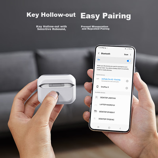 Чехол ESR для AirPods Pro 2 магнитный MagSafe противоударный - Фото 7 Чехол ESR для AirPods Pro 2 магнитный MagSafe противоударный - изображение 7