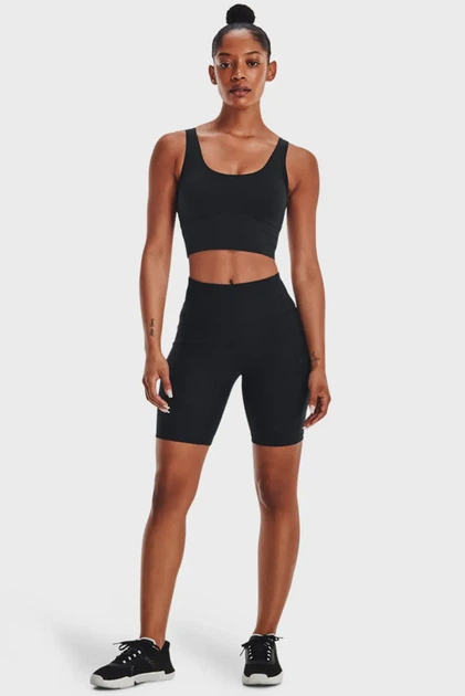 Жіночий чорний топ Meridian Fitted Crop Tank Under Armour XS 1373924-001 - Фото 2 Жіночий чорний топ Meridian Fitted Crop Tank Under Armour XS 1373924-001 - изображение 2