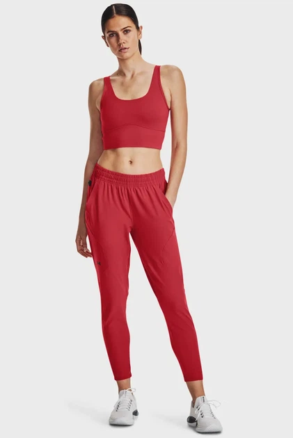 Жіночий червоний топ Meridian Fitted Crop Tank Under Armour XS 1373924-638 - изображение 2
