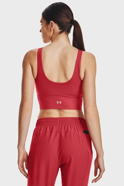 Жіночий червоний топ Meridian Fitted Crop Tank Under Armour XS 1373924-638 - изображение 3