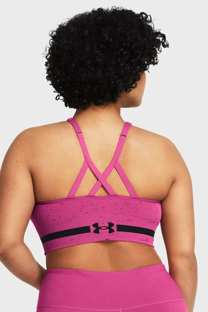 Жіночий спортивний топ UA Seamless Low Long Htr Bra Under Armour XS 1357232-686 - Фото 4 Жіночий спортивний топ UA Seamless Low Long Htr Bra Under Armour XS 1357232-686 - зображення 4