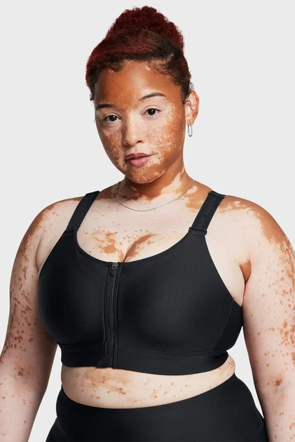 Жіночий чорний топ UA Infinity High Zip 2.0 Bra Under Armour XL A-C 1384118-002 - Фото 2 Жіночий чорний топ UA Infinity High Zip 2.0 Bra Under Armour XL A-C 1384118-002 - изображение 2