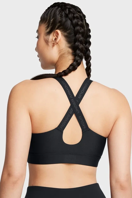 Жіночий чорний топ UA Infinity High Zip 2.0 Bra Under Armour XL A-C 1384118-002 - Фото 4 Жіночий чорний топ UA Infinity High Zip 2.0 Bra Under Armour XL A-C 1384118-002 - изображение 4