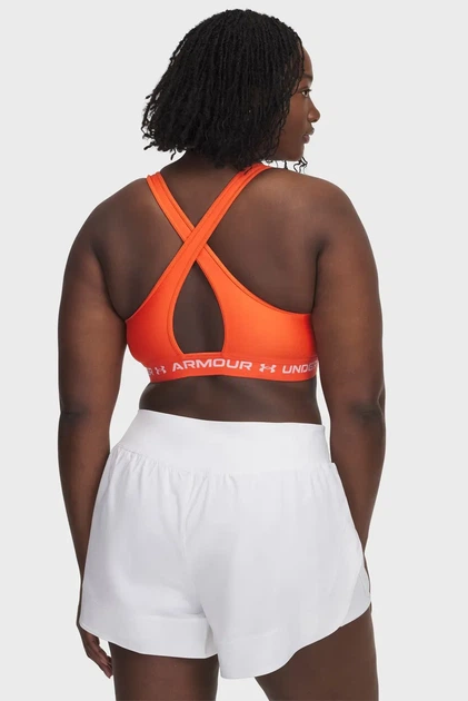 Жіночий помаранчевий топ Crossback Mid Bra Under Armour XL 1361034-847 - изображение 9