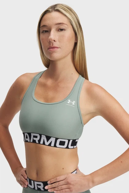 Жіночий м'ятний топ UA HG Authentics Mid Branded Under Armour XS 1383544-348 - Фото 2 Жіночий м'ятний топ UA HG Authentics Mid Branded Under Armour XS 1383544-348 - зображення 2