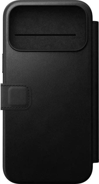 Etui z klapką Nomad Modern Leather Folio Horween Magsafe do iPhone 17 Pro Max Czarne (856504014148) - obraz 2
