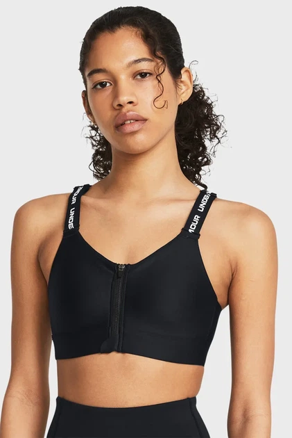 Жіночий чорний топ UA Infinity High Zip 2.0 Bra Under Armour L A-C 1384118-001 - Фото 1 Жіночий чорний топ UA Infinity High Zip 2.0 Bra Under Armour L A-C 1384118-001 - изображение 1