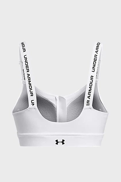 Жіночий білий топ UA Infinity High Zip 2.0 Bra Under Armour XL A-C 1384118-100 - Фото 5 Жіночий білий топ UA Infinity High Zip 2.0 Bra Under Armour XL A-C 1384118-100 - изображение 5