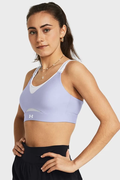 Жіночий бузковий топ UA Infinity High 2.0 Bra Under Armour S A-C 1384112-539 - Фото 1 Жіночий бузковий топ UA Infinity High 2.0 Bra Under Armour S A-C 1384112-539 - изображение 1