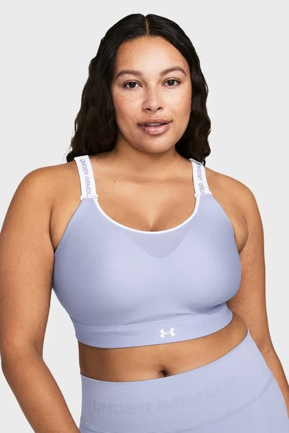 Жіночий бузковий топ UA Infinity High 2.0 Bra Under Armour S A-C 1384112-539 - Фото 2 Жіночий бузковий топ UA Infinity High 2.0 Bra Under Armour S A-C 1384112-539 - изображение 2