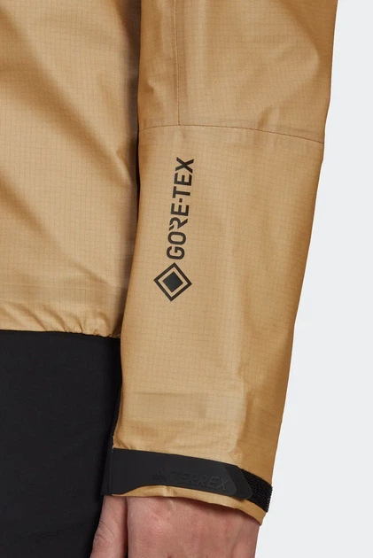 Жіноча водовідштовхуюча куртка Techrock Light GORE-TEX H57727 бежева з капішоном Розмір S - Фото 2 Жіноча водовідштовхуюча куртка Techrock Light GORE-TEX H57727 бежева з капішоном Розмір S - зображення 2