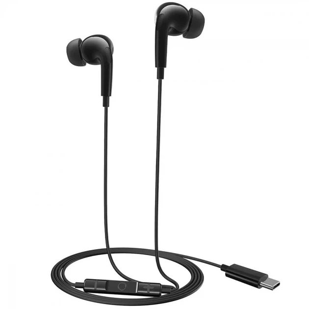 Наушники Baseus Encok CZ18 Type-C Wired Earphones A00170100113-Z1 Black - Фото 3 Наушники Baseus Encok CZ18 Type-C Wired Earphones A00170100113-Z1 Black - изображение 3