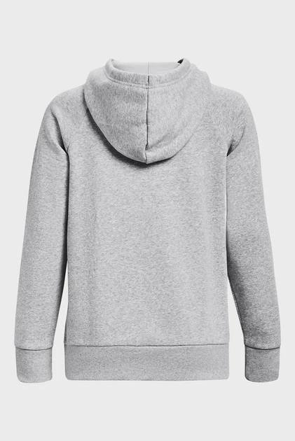 Жіноче сіре худі UA Rival Fleece Hoodie Under Armour L 1379500-013 - изображение 6