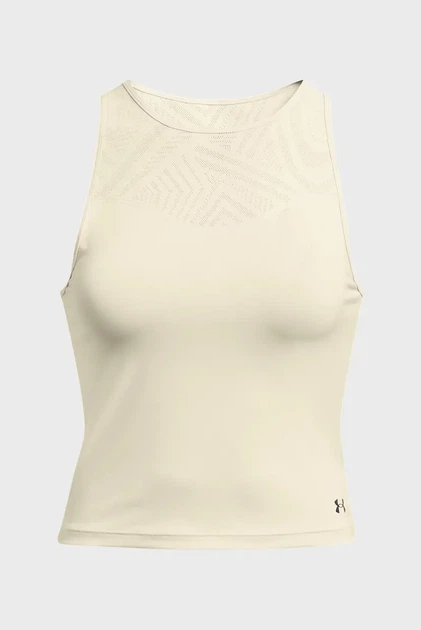 Жіночий бежевий топ Vanish Elite Vent Tank Under Armour L 1383653-273 - Фото 5 Жіночий бежевий топ Vanish Elite Vent Tank Under Armour L 1383653-273 - изображение 5