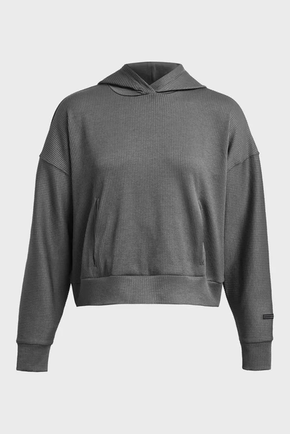 Жіноче сіре худі Journey Rib OS Hdy Under Armour M 1382732-025 - Фото 4 Жіноче сіре худі Journey Rib OS Hdy Under Armour M 1382732-025 - изображение 4