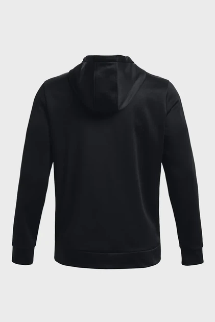 Чоловіче чорне худі UA Armour Fleece FZ Hoodie Under Armour XXL 1373357-001 - изображение 6