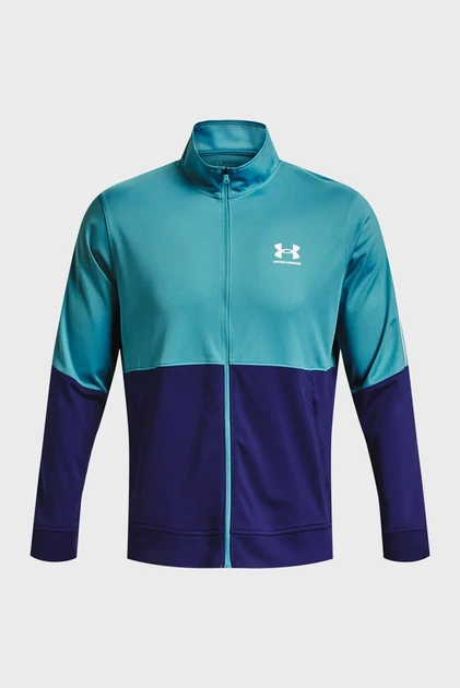 Чоловіча спортивна кофта UA PIQUE TRACK JACKET Under Armour M 1366202-433 - Фото 5 Чоловіча спортивна кофта UA PIQUE TRACK JACKET Under Armour M 1366202-433 - изображение 5