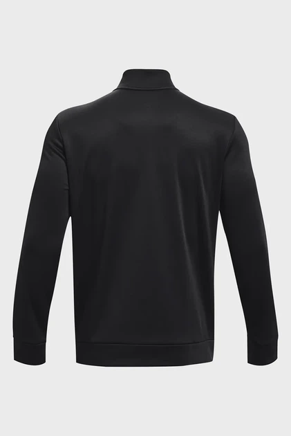 Чоловіча чорна спортивна кофта UA Armour Fleece 1/4 Zip Under Armour L 1373358-001 - Фото 6 Чоловіча чорна спортивна кофта UA Armour Fleece 1/4 Zip Under Armour L 1373358-001 - изображение 6