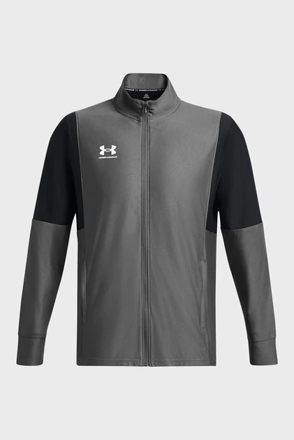 Чоловіча темно-сіра вітрівка UA M's Ch. Track Jacket Under Armour M 1379494-026 - Фото 3 Чоловіча темно-сіра вітрівка UA M's Ch. Track Jacket Under Armour M 1379494-026 - зображення 3