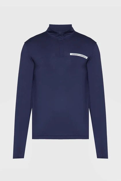 Чоловіча темно-синя спортивна кофта UA T2G 1/4 Zip Under Armour L 1389878-410 - Фото 4 Чоловіча темно-синя спортивна кофта UA T2G 1/4 Zip Under Armour L 1389878-410 - зображення 4