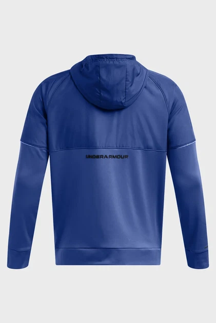 Чоловіче синє худі UA AF Storm FZ Hoodie Under Armour S 1373781-432 - изображение 6