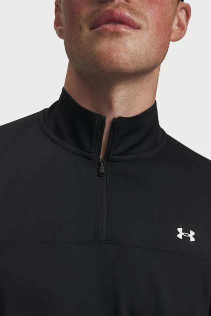 Чоловіча чорна спортивна кофта UA T2G 1/4 Zip Under Armour XXL 6010129-001 - Фото 2 Чоловіча чорна спортивна кофта UA T2G 1/4 Zip Under Armour XXL 6010129-001 - изображение 2