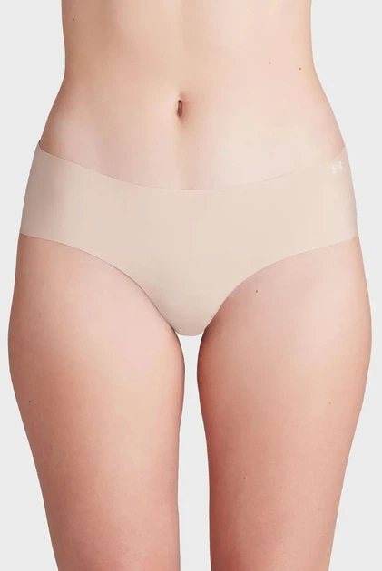Жіночі бежеві трусики (3 шт) UA Pure Stretch NS HIP Under Armour XS 1383895-500 - Фото 2 Жіночі бежеві трусики (3 шт) UA Pure Stretch NS HIP Under Armour XS 1383895-500 - изображение 2