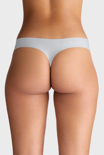 Жіночі трусики (3 шт) UA PURE STRETCH NO SHOW THONG -SOLID 3PK Under Armour XL 1383893-014 - изображение 3