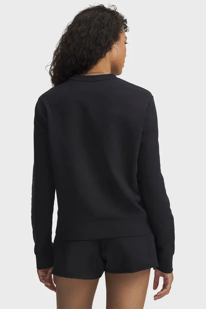 Жіночий чорний лонгслів Sport Terry Crew Under Armour XL 6011016-001 - Фото 2 Жіночий чорний лонгслів Sport Terry Crew Under Armour XL 6011016-001 - изображение 2