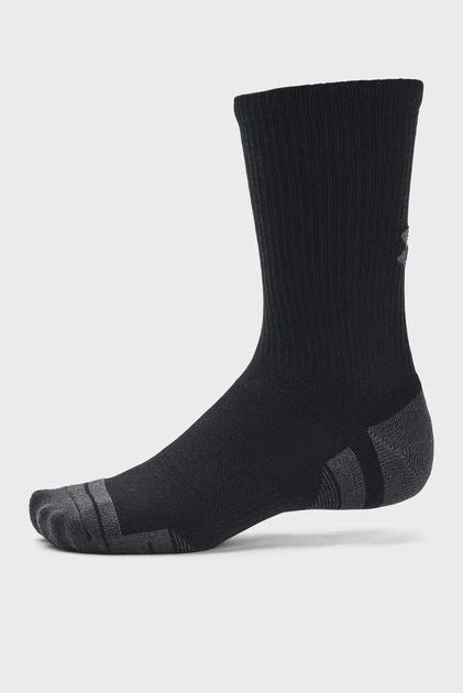Чорні шкарпетки (3 пари) UA Performance Tech Crew Under Armour 3pk - Фото 4 Чорні шкарпетки (3 пари) UA Performance Tech Crew Under Armour 3pk - зображення 4