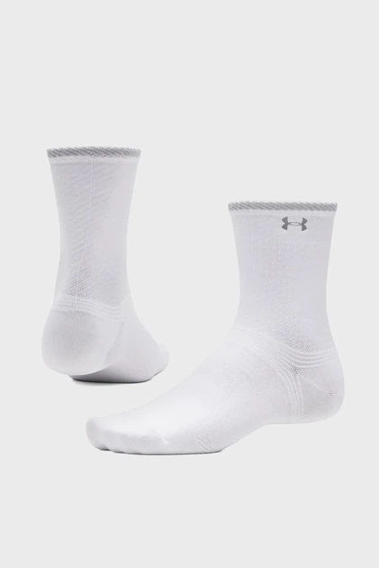 Білі шкарпетки UA Velociti Lite 1pk Crew Under Armour SM 6009334-100 - изображение 3