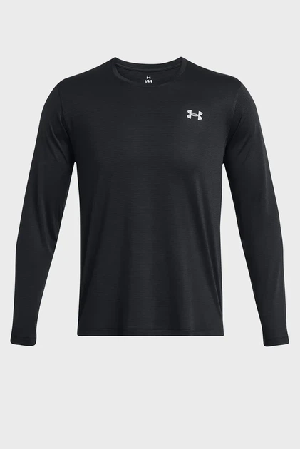 Чоловічий чорний лонгслів UA LAUNCH LONGSLEEVE Under Armour XL 1382584-001 - изображение 4