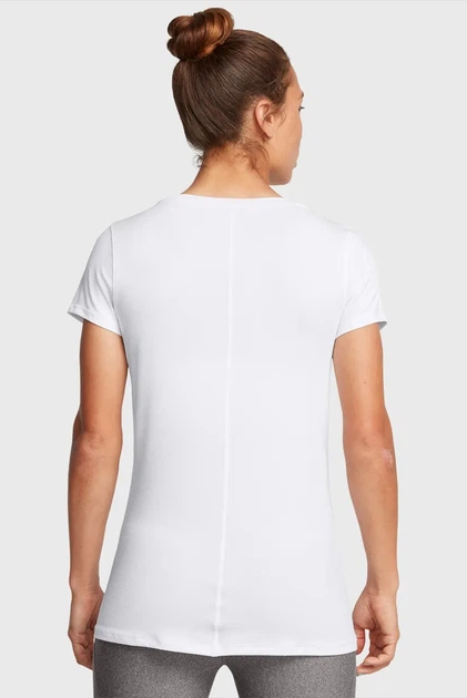 Жіноча біла футболка Tech Mesh SS Under Armour L 1328964-102 - Фото 2 Жіноча біла футболка Tech Mesh SS Under Armour L 1328964-102 - изображение 2