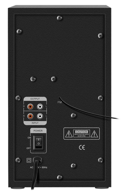 Акустична система 2.1 Defender Eclipse 40Вт, BT/FM/MP3/SD/USB/AUX/RC Black (65593) - Уцінка - зображення 7
