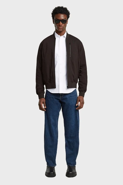 Чоловічий темно-коричневий бомбер Tech G-Star RAW S D25508,E070 - зображення 2