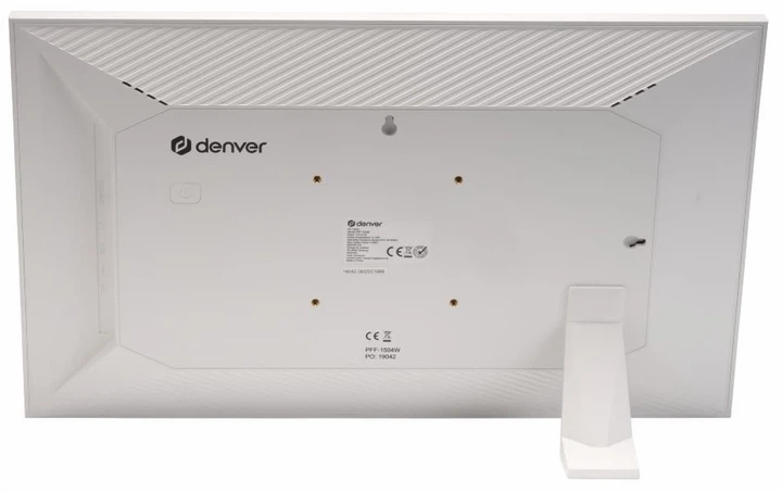 Цифрова фоторамка Denver PFF-1504W 15.6" 32 GB Біла (5706751085604) - зображення 3