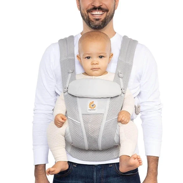 Рюкзак-переноска Ergobaby Omni Breeze Baby Carrier Pearl Grey від народження - Фото 3 Рюкзак-переноска Ergobaby Omni Breeze Baby Carrier Pearl Grey від народження - зображення 3