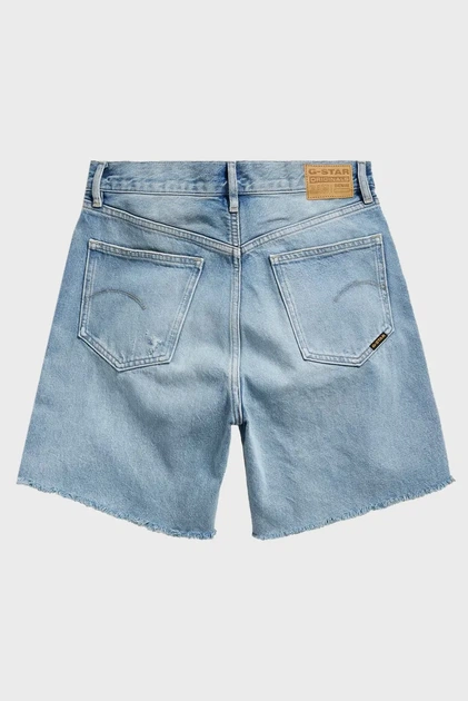 Жіночі блакитні джинсові шорти High Bermuda G-Star RAW 27 D24372,D436 - изображение 5