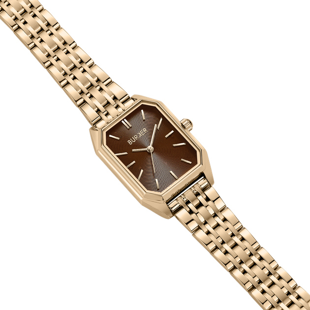 Жіночий Годинник Burker Watches Isabell Коричнево-золотий - зображення 3