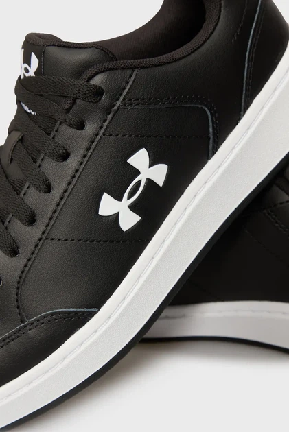 Чоловічі чорні шкіряні снікерси UA Official Under Armour 43 3028486-002 - зображення 2