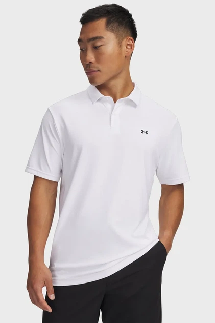 Чоловіче біле поло T2G Pique Polo-WHT Under Armour XL 6012303-100 - Фото 1 Чоловіче біле поло T2G Pique Polo-WHT Under Armour XL 6012303-100 - зображення 1